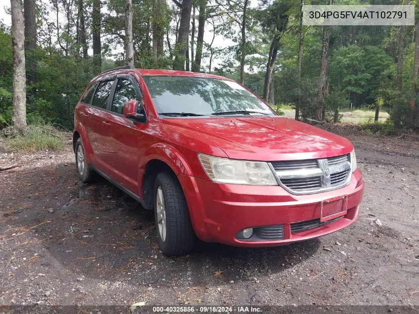 2010 Dodge Journey Sxt VIN: 3D4PG5FV4AT102791 Lot: 40325856