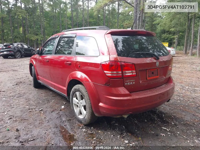 2010 Dodge Journey Sxt VIN: 3D4PG5FV4AT102791 Lot: 40325856