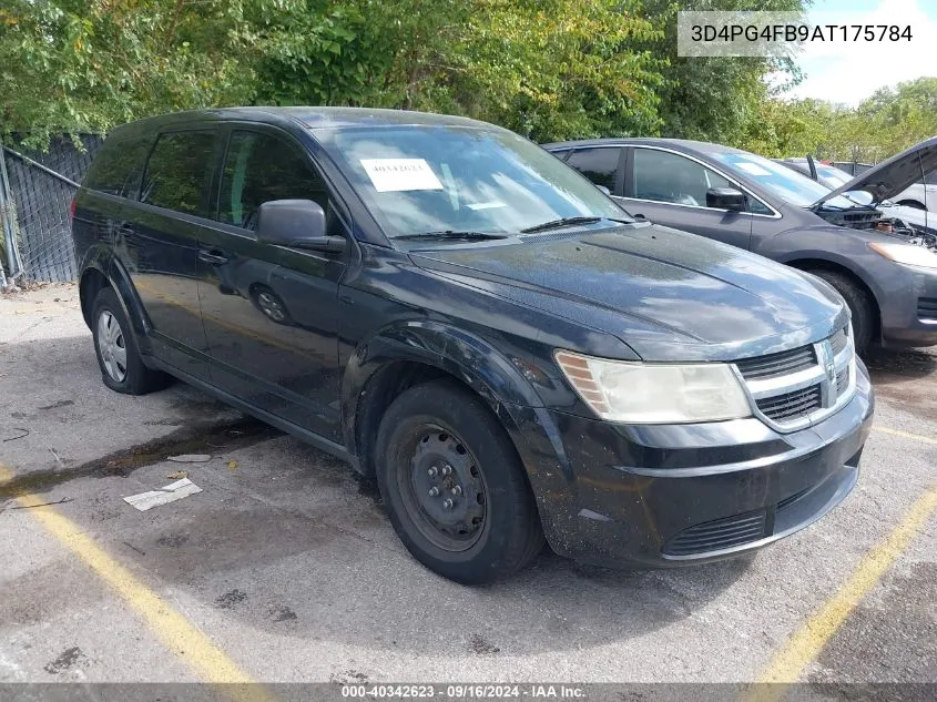 2010 Dodge Journey Se VIN: 3D4PG4FB9AT175784 Lot: 40342623