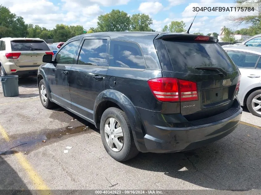 2010 Dodge Journey Se VIN: 3D4PG4FB9AT175784 Lot: 40342623