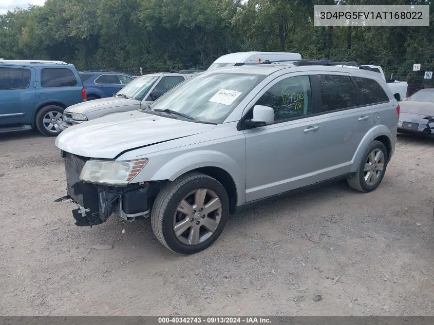 2010 Dodge Journey Sxt VIN: 3D4PG5FV1AT168022 Lot: 40342743