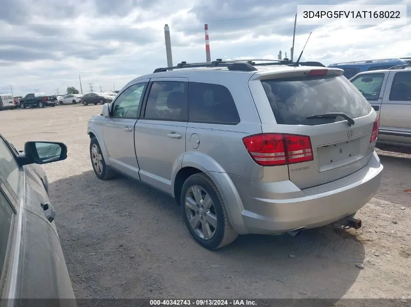 2010 Dodge Journey Sxt VIN: 3D4PG5FV1AT168022 Lot: 40342743