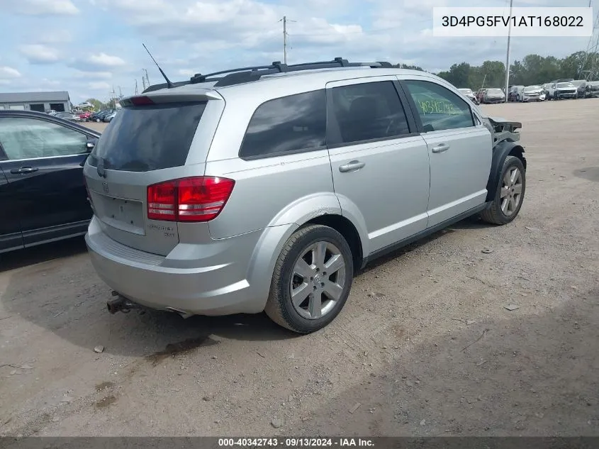 2010 Dodge Journey Sxt VIN: 3D4PG5FV1AT168022 Lot: 40342743