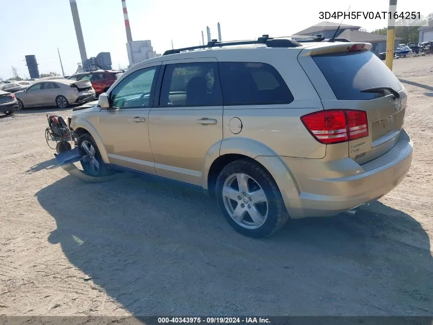 2010 Dodge Journey Sxt VIN: 3D4PH5FV0AT164251 Lot: 40343975