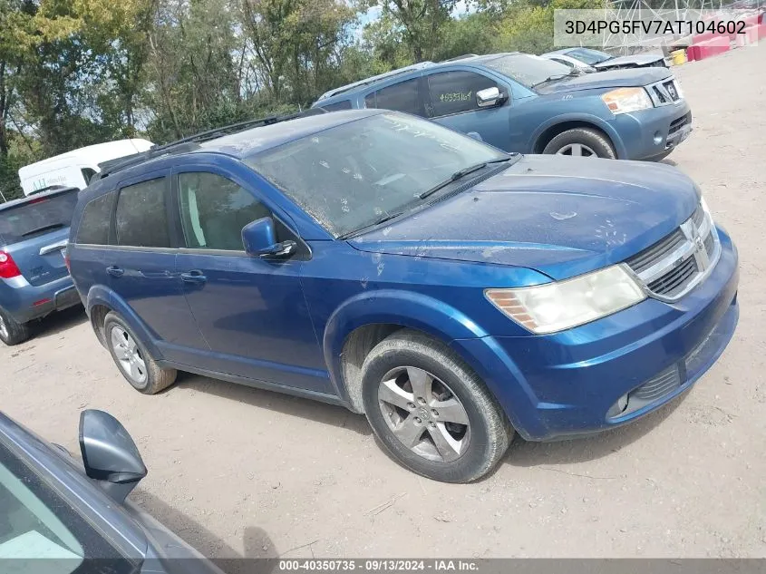 2010 Dodge Journey Sxt VIN: 3D4PG5FV7AT104602 Lot: 40350735