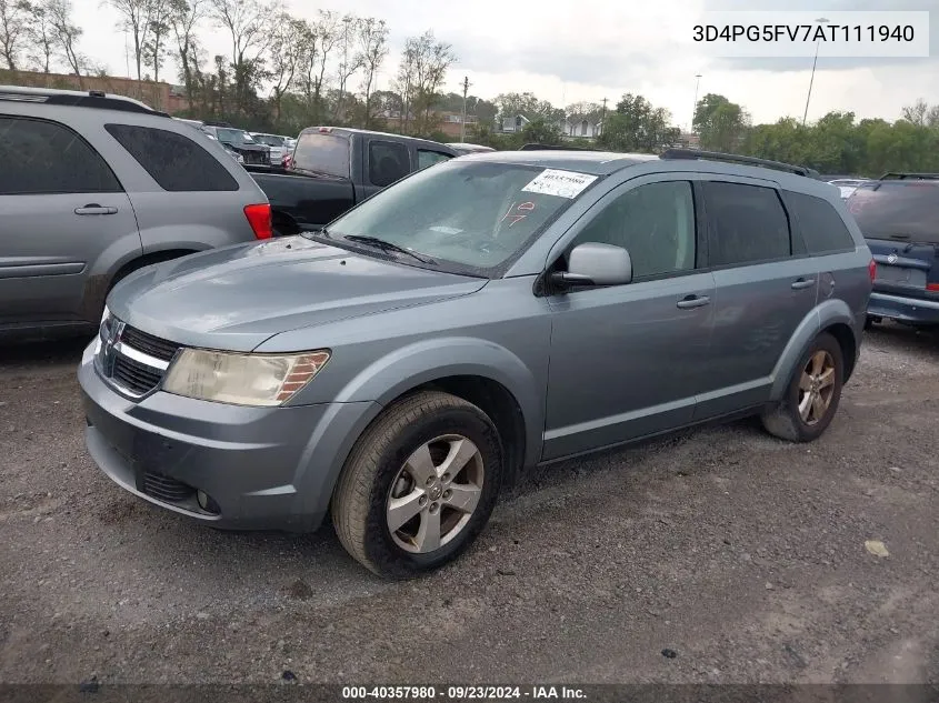 3D4PG5FV7AT111940 2010 Dodge Journey Sxt