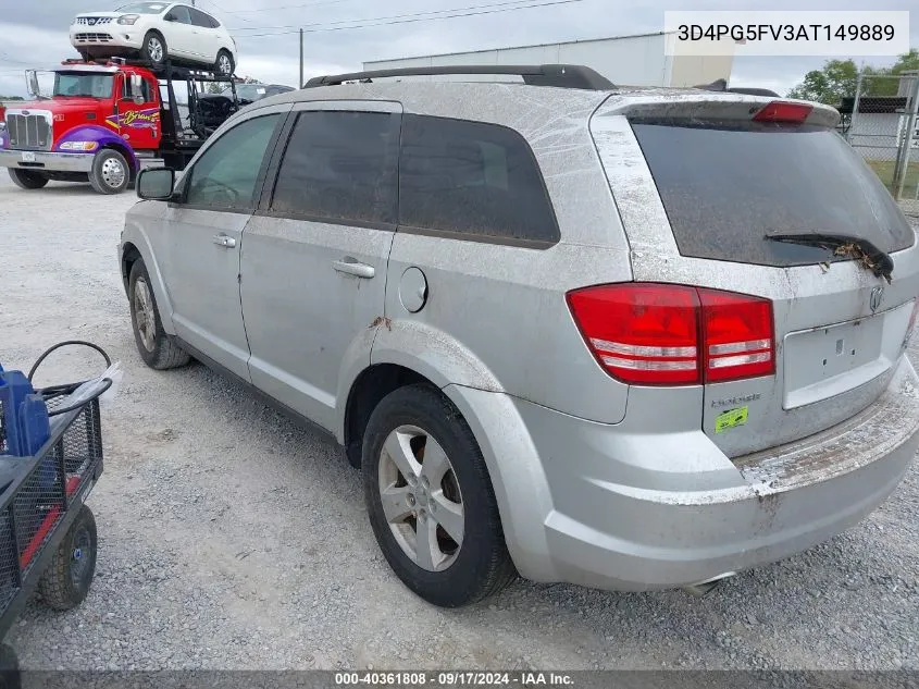 2010 Dodge Journey Sxt VIN: 3D4PG5FV3AT149889 Lot: 40361808