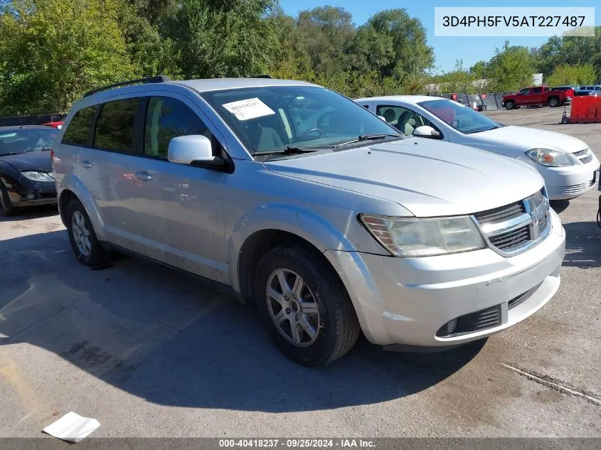 2010 Dodge Journey Sxt VIN: 3D4PH5FV5AT227487 Lot: 40418237