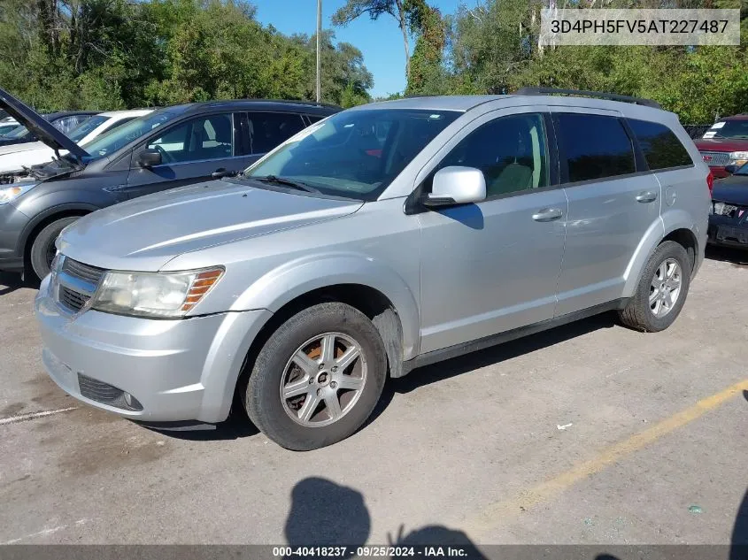 2010 Dodge Journey Sxt VIN: 3D4PH5FV5AT227487 Lot: 40418237