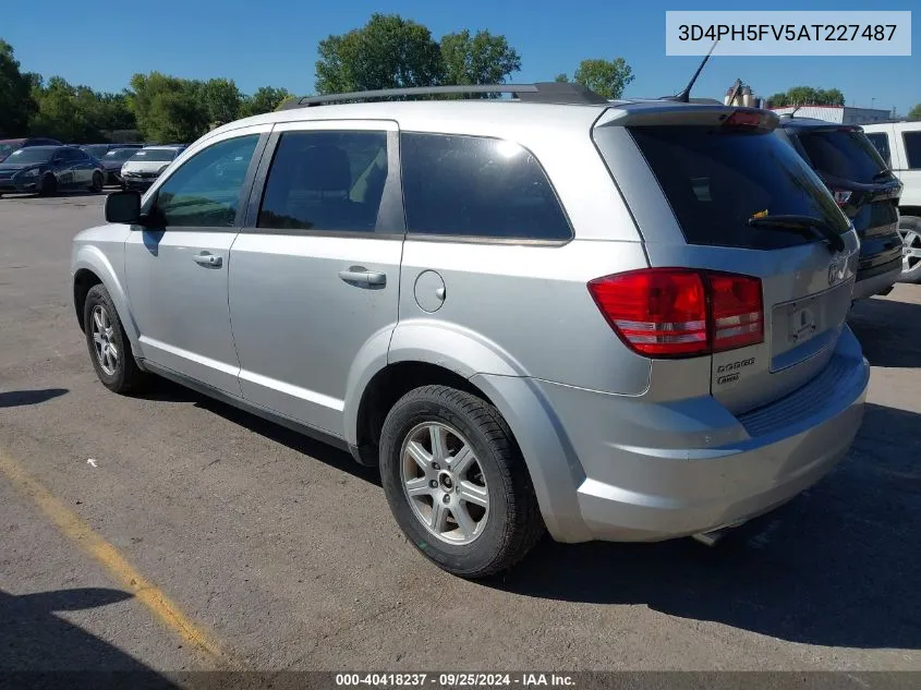 2010 Dodge Journey Sxt VIN: 3D4PH5FV5AT227487 Lot: 40418237