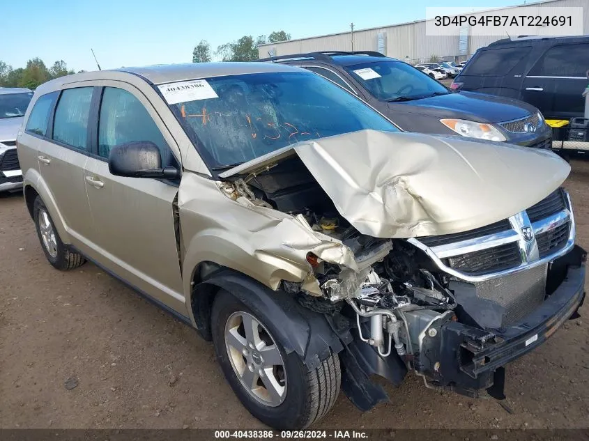 2010 Dodge Journey Se VIN: 3D4PG4FB7AT224691 Lot: 40438386