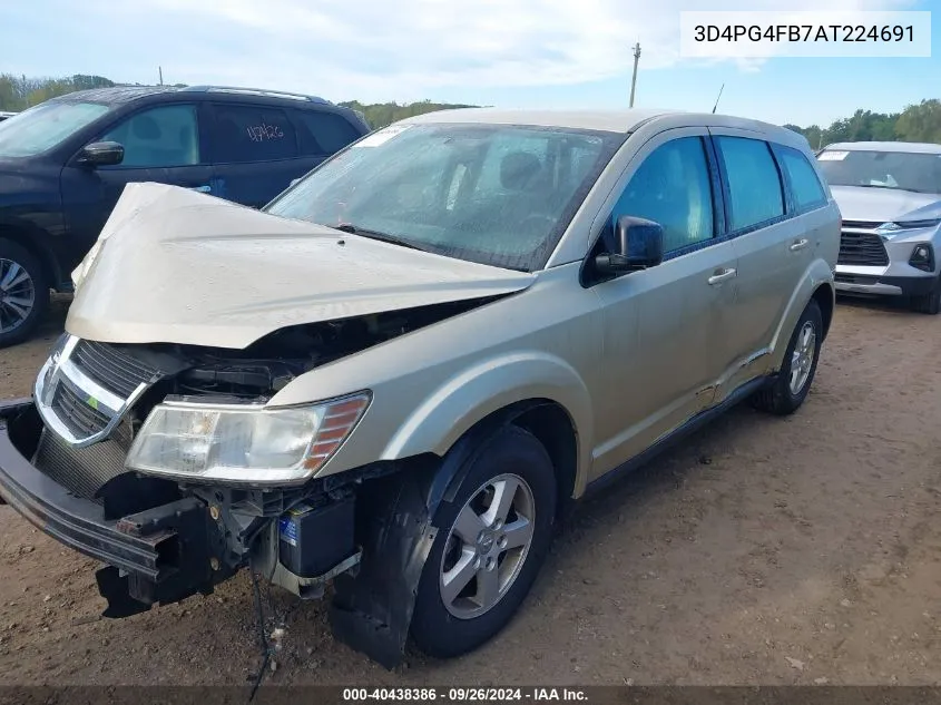 2010 Dodge Journey Se VIN: 3D4PG4FB7AT224691 Lot: 40438386