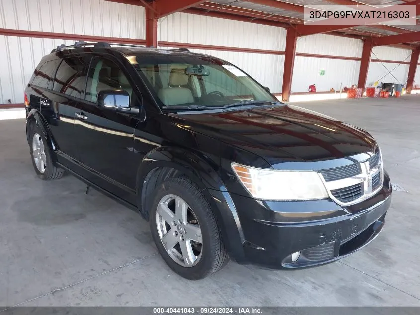 2010 Dodge Journey R/T VIN: 3D4PG9FVXAT216303 Lot: 40441043