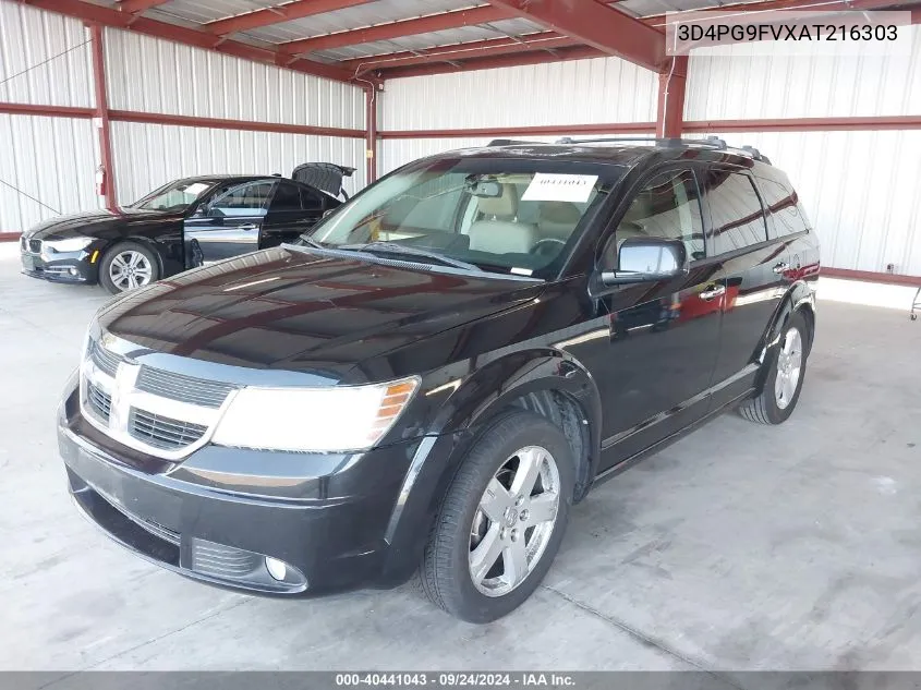 2010 Dodge Journey R/T VIN: 3D4PG9FVXAT216303 Lot: 40441043