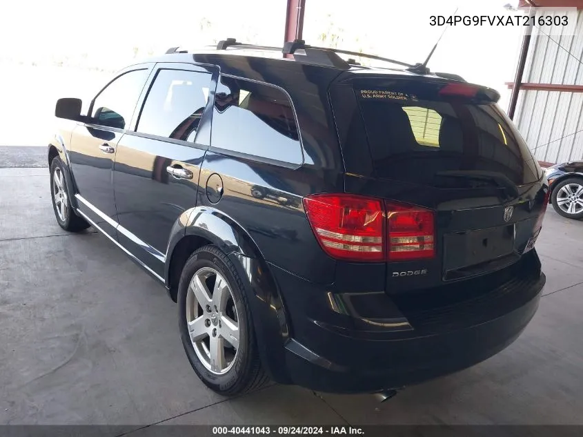 2010 Dodge Journey R/T VIN: 3D4PG9FVXAT216303 Lot: 40441043