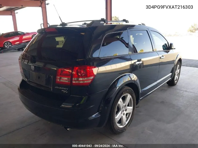 2010 Dodge Journey R/T VIN: 3D4PG9FVXAT216303 Lot: 40441043