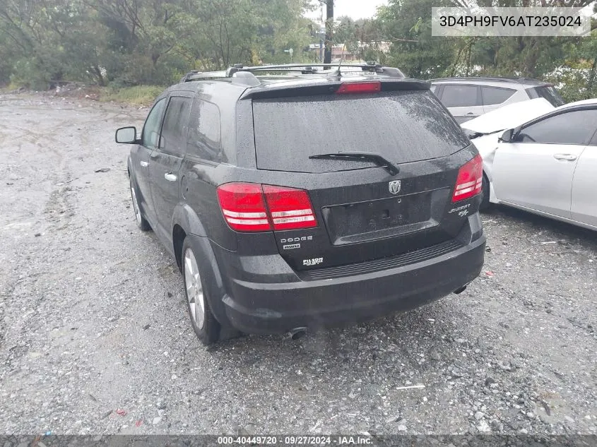 2010 Dodge Journey R/T VIN: 3D4PH9FV6AT235024 Lot: 40449720