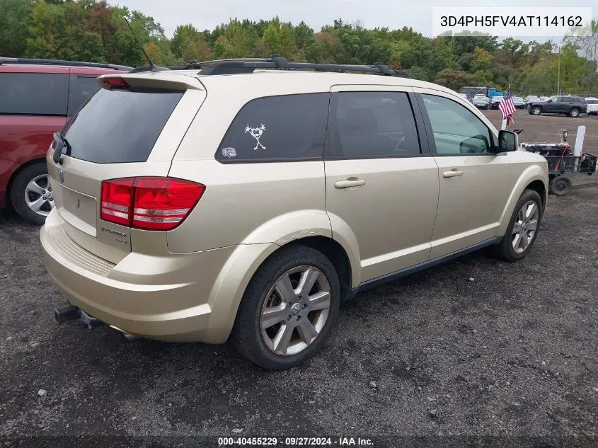 2010 Dodge Journey Sxt VIN: 3D4PH5FV4AT114162 Lot: 40455229