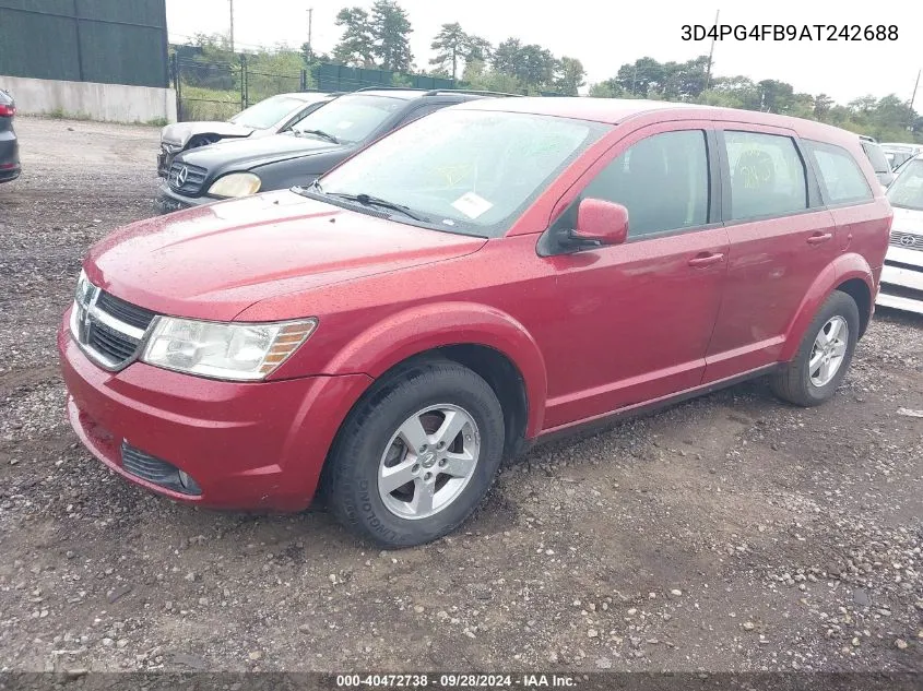 2010 Dodge Journey Se VIN: 3D4PG4FB9AT242688 Lot: 40472738