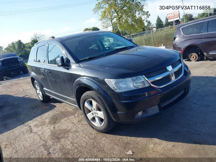 2010 Dodge Journey Sxt VIN: 3D4PG5FV3AT116858 Lot: 40506464