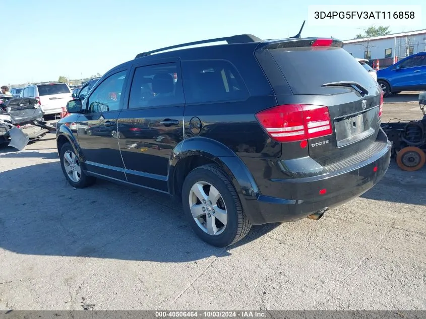 2010 Dodge Journey Sxt VIN: 3D4PG5FV3AT116858 Lot: 40506464