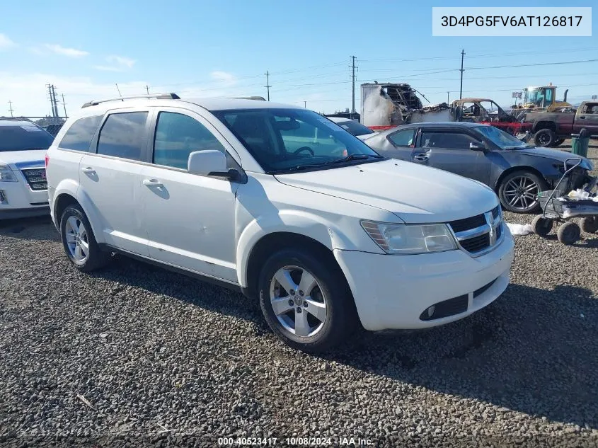 2010 Dodge Journey Sxt VIN: 3D4PG5FV6AT126817 Lot: 40523417