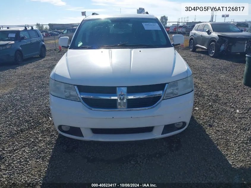 2010 Dodge Journey Sxt VIN: 3D4PG5FV6AT126817 Lot: 40523417