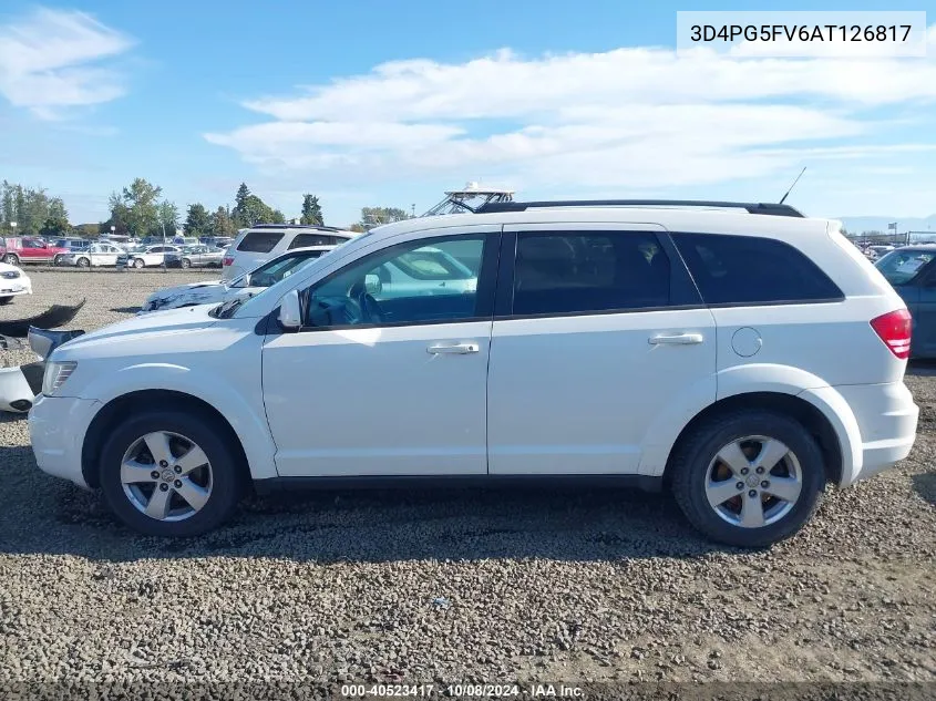 2010 Dodge Journey Sxt VIN: 3D4PG5FV6AT126817 Lot: 40523417