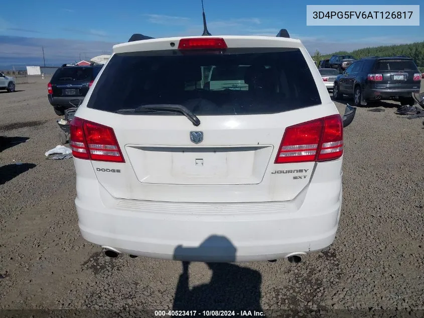 2010 Dodge Journey Sxt VIN: 3D4PG5FV6AT126817 Lot: 40523417