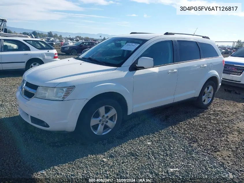 2010 Dodge Journey Sxt VIN: 3D4PG5FV6AT126817 Lot: 40523417