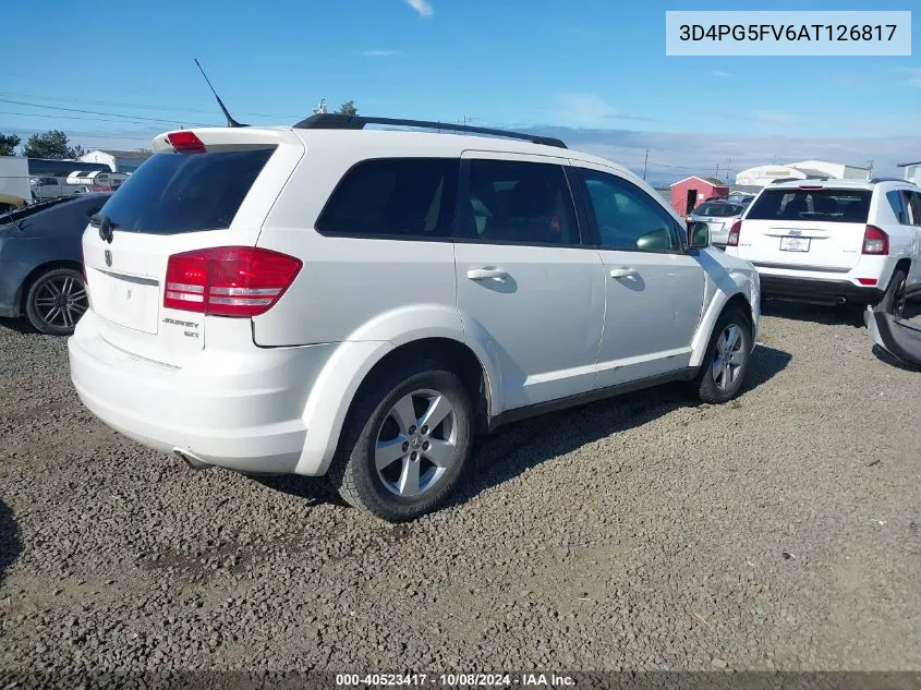 2010 Dodge Journey Sxt VIN: 3D4PG5FV6AT126817 Lot: 40523417