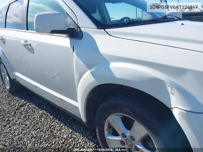 2010 Dodge Journey Sxt VIN: 3D4PG5FV6AT126817 Lot: 40523417