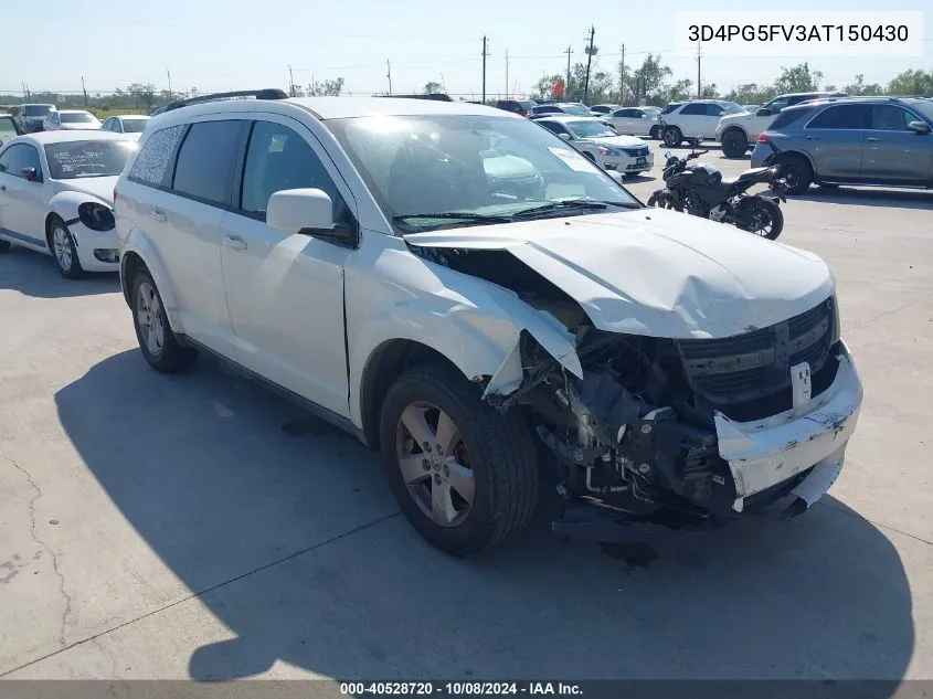 2010 Dodge Journey Sxt VIN: 3D4PG5FV3AT150430 Lot: 40528720