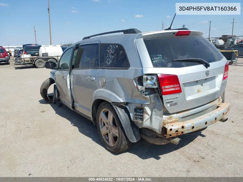 2010 Dodge Journey Sxt VIN: 3D4PH5FV8AT160366 Lot: 40534022