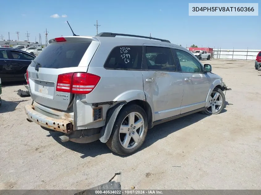 2010 Dodge Journey Sxt VIN: 3D4PH5FV8AT160366 Lot: 40534022