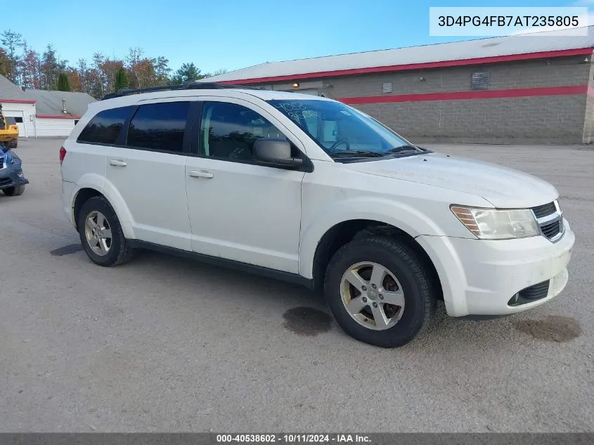 2010 Dodge Journey Se VIN: 3D4PG4FB7AT235805 Lot: 40538602