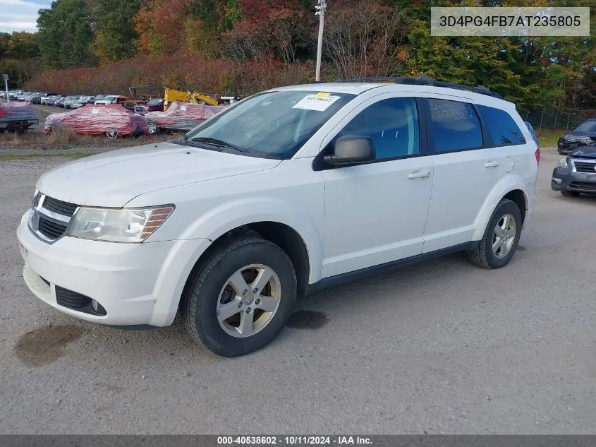 2010 Dodge Journey Se VIN: 3D4PG4FB7AT235805 Lot: 40538602