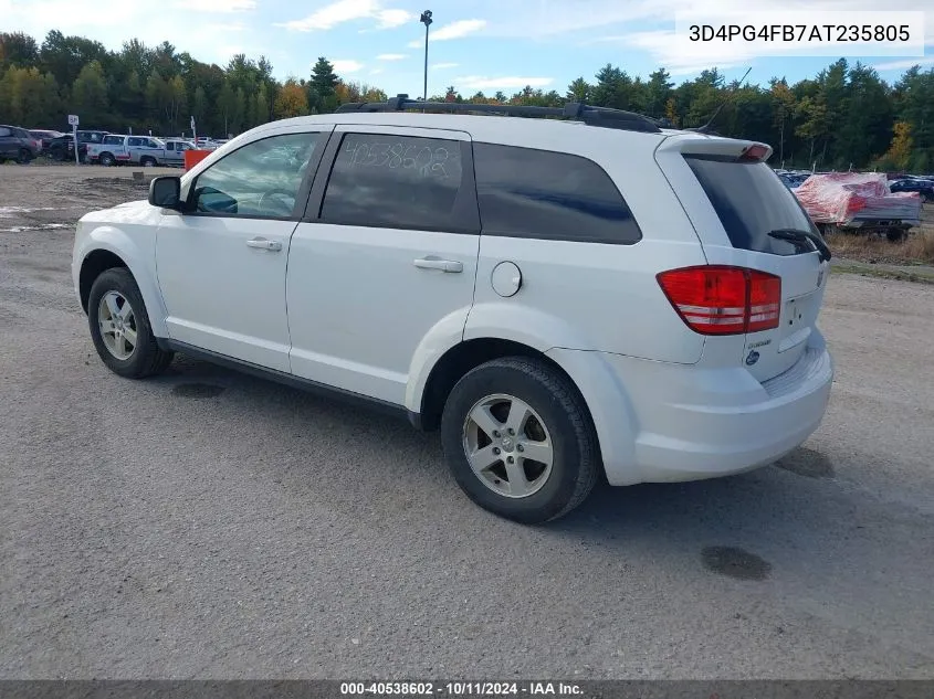 2010 Dodge Journey Se VIN: 3D4PG4FB7AT235805 Lot: 40538602