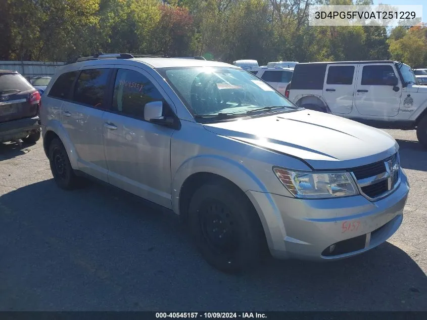 2010 Dodge Journey Sxt VIN: 3D4PG5FV0AT251229 Lot: 40545157