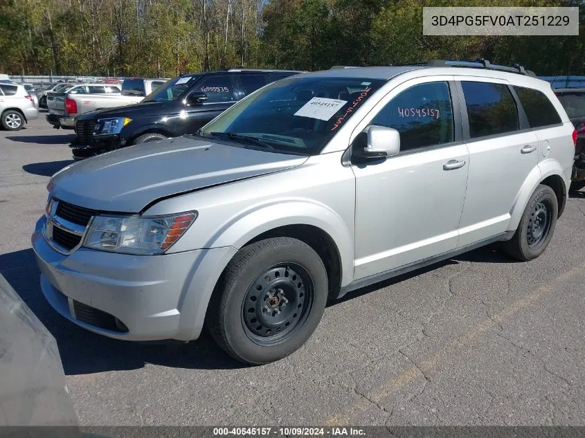 2010 Dodge Journey Sxt VIN: 3D4PG5FV0AT251229 Lot: 40545157