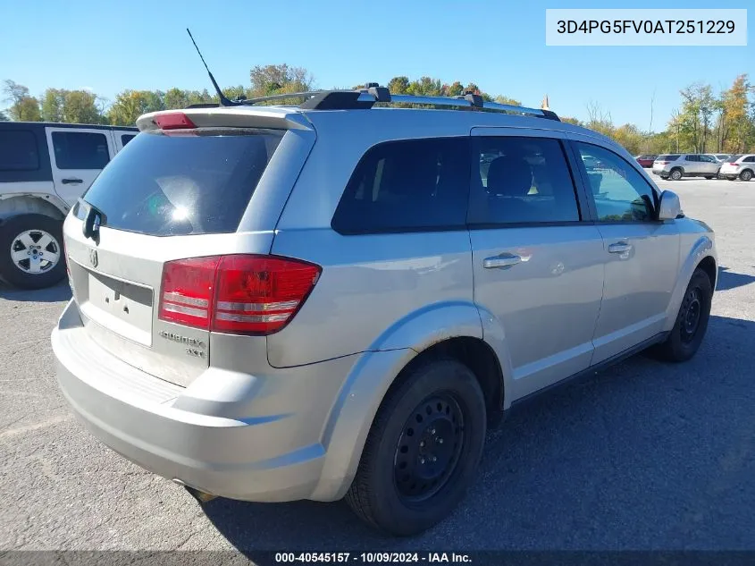 2010 Dodge Journey Sxt VIN: 3D4PG5FV0AT251229 Lot: 40545157