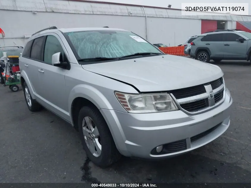 2010 Dodge Journey Sxt VIN: 3D4PG5FV6AT119074 Lot: 40549033