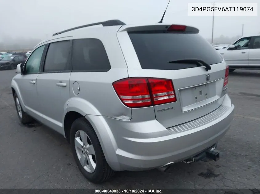 2010 Dodge Journey Sxt VIN: 3D4PG5FV6AT119074 Lot: 40549033