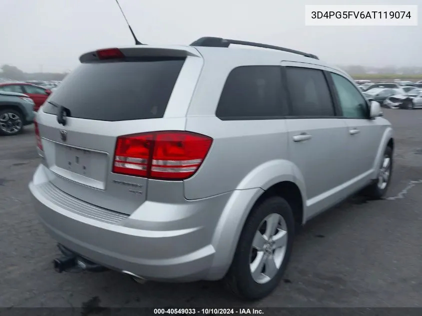 2010 Dodge Journey Sxt VIN: 3D4PG5FV6AT119074 Lot: 40549033