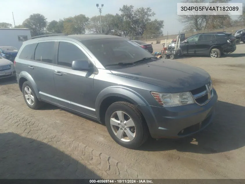 2010 Dodge Journey Sxt VIN: 3D4PG5FV4AT182089 Lot: 40569744