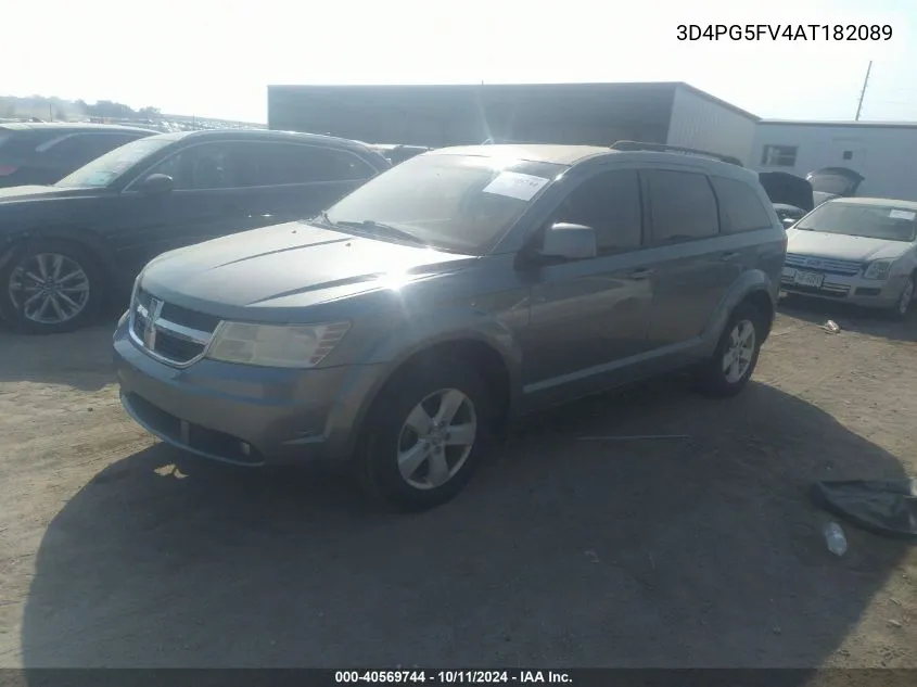 2010 Dodge Journey Sxt VIN: 3D4PG5FV4AT182089 Lot: 40569744