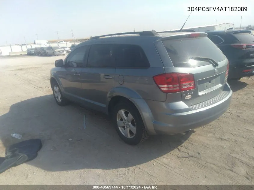 2010 Dodge Journey Sxt VIN: 3D4PG5FV4AT182089 Lot: 40569744