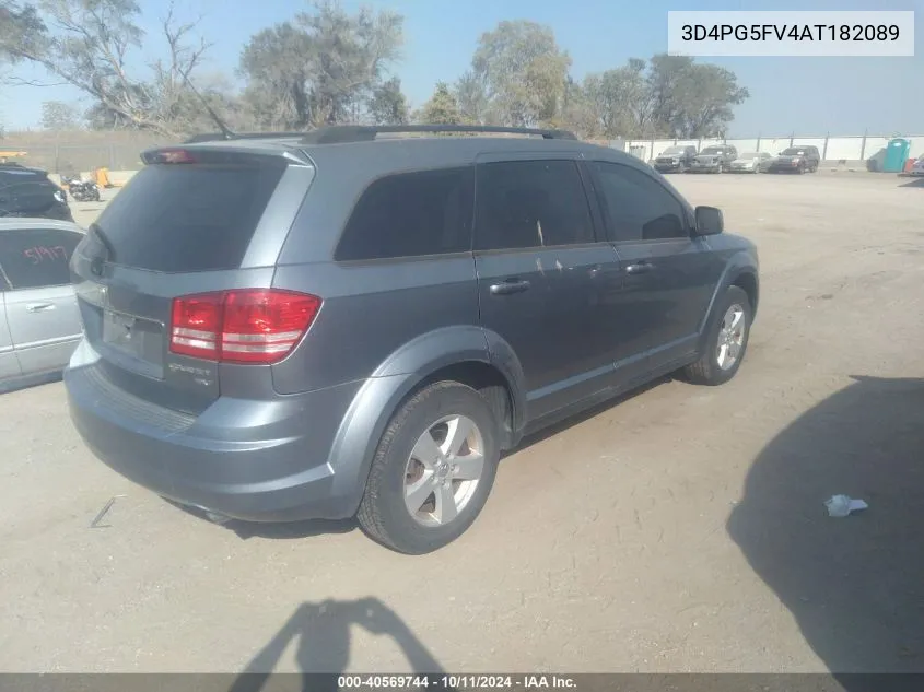 2010 Dodge Journey Sxt VIN: 3D4PG5FV4AT182089 Lot: 40569744