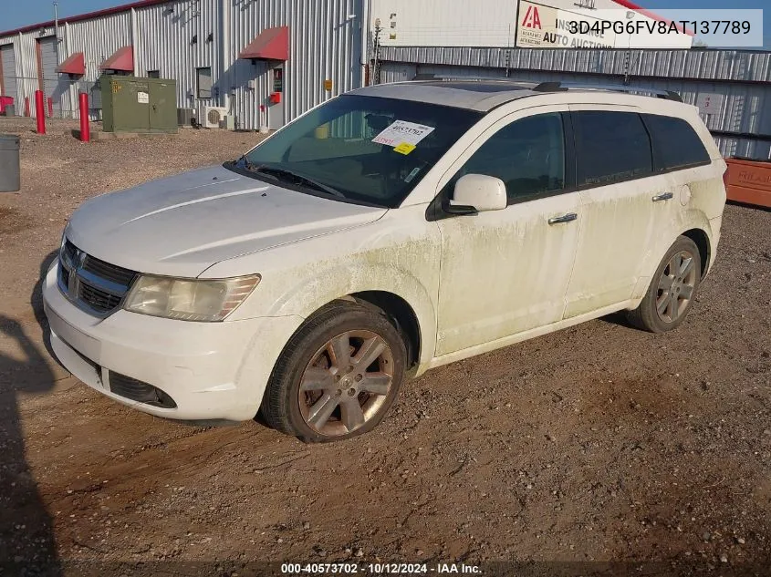 2010 Dodge Journey R/T VIN: 3D4PG6FV8AT137789 Lot: 40573702