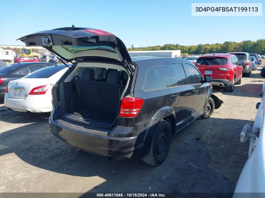 3D4PG4FB5AT199113 2010 Dodge Journey Se